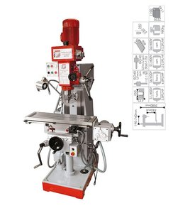 Universalios frezavimo staklės BF 500 D